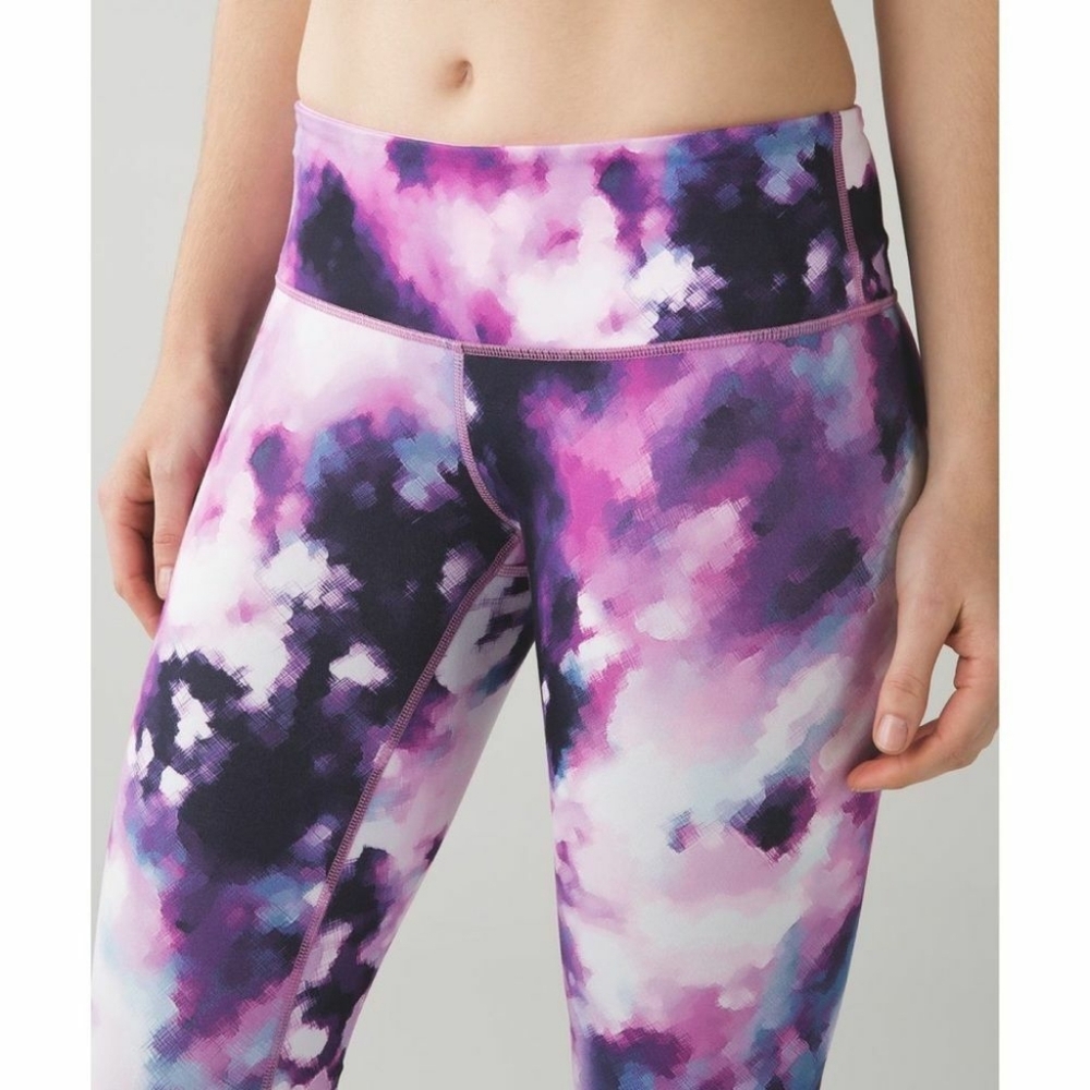 lululemon athletica Purple Tie-Dye Leggings
